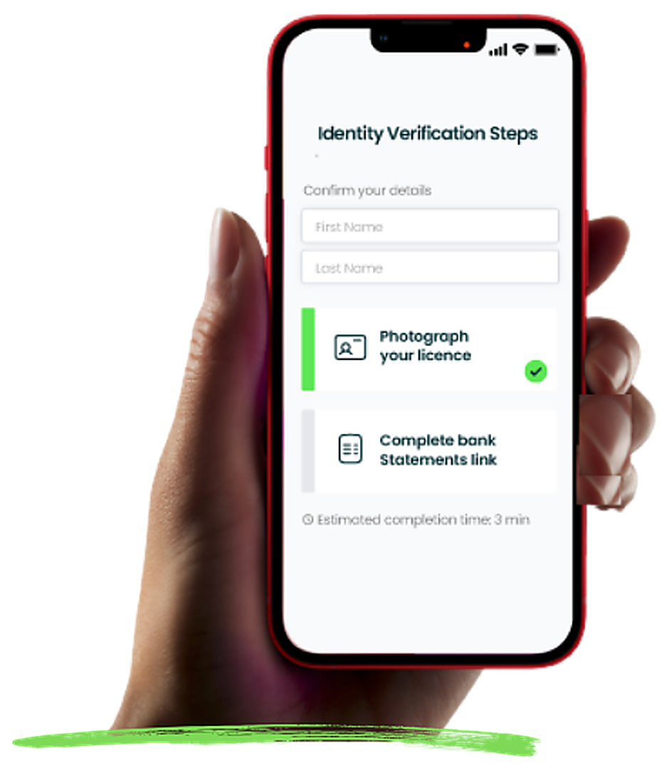 Complete your secure car finance profile online